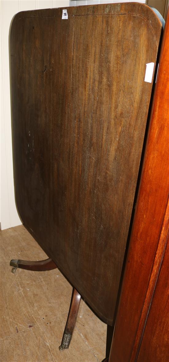 Mahogany breakfast table
